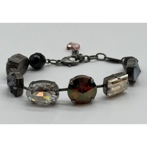 Sabika Winter 2017 Impeccable Collector's Multicolor Crystal Rhinestone Bracelet